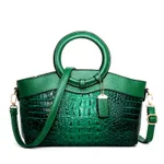Gykaeo Luxury Handbags Women Bags Designer Woman Leather - Green