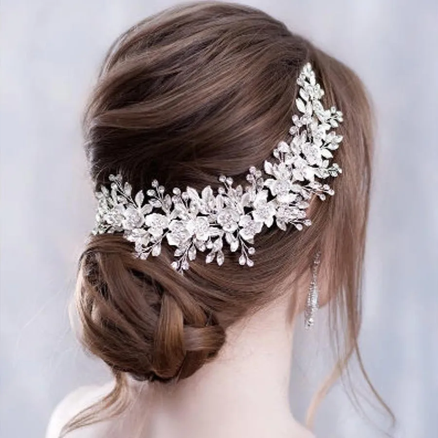 Wedding Dress, Hair Accessories, Headband - Silver