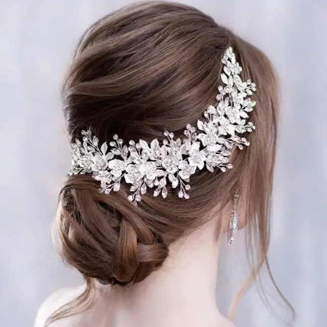 Wedding Dress, Hair Accessories, Headband - Silver