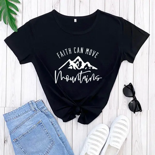 Faith Adventure Inspiration Theme T shirt Black - Shop at LoveMi