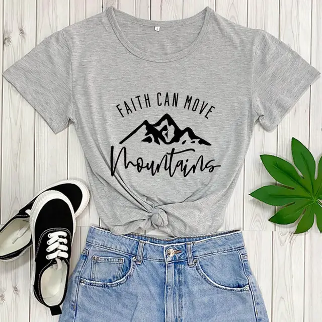 Faith Adventure Inspiration Theme T shirt Grey - Shop at LoveMi