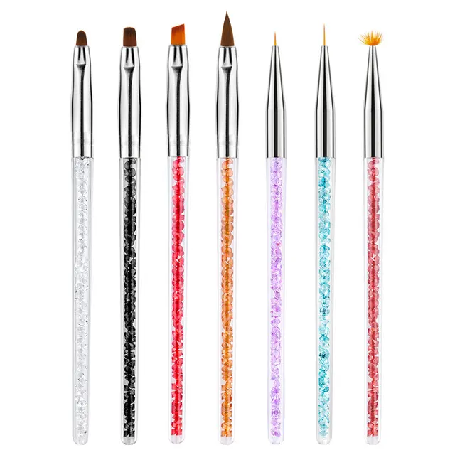 Of Rhinestone Nail Pens Seven Sets - Shop at LoveMi