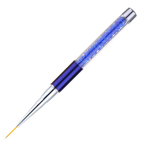Nail Art Strass Acrilico Liner Brush Linee Francesi Strisce Dark Blue - Shop at LoveMi