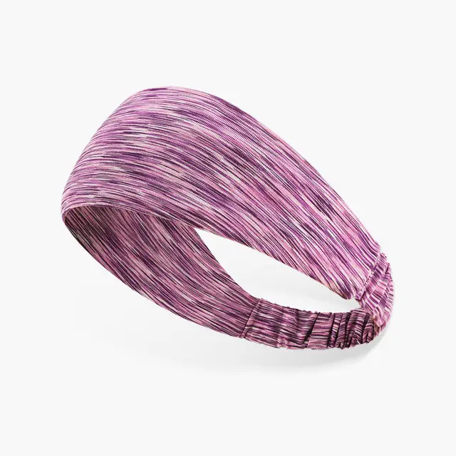 Sports Yoga Headband Antiperspirant Quick Drying Headband Sweat Guide Bundle Hair Outdoor Running Basketball Fitness Headband Purple - Shop at LoveMi