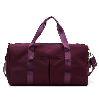 Travel Bag Wet And Dry Separation Sports Bag Single Shoulder Bag Purple - Shop at LoveMi