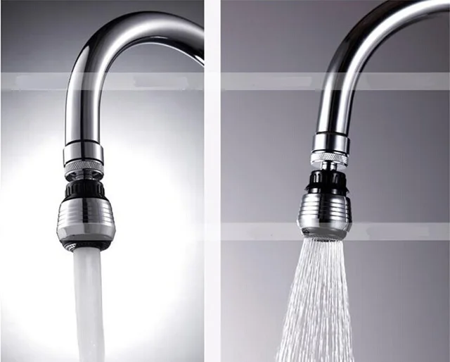 Plastic Imitation Metal Water saving Faucet Faucet Bubbler Kitchen Universal Faucet 360 degree Splash proof Faucet Faucet - Shop at LoveMi
