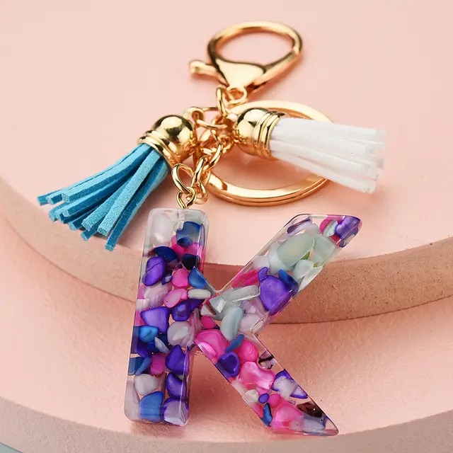 Symphony Letter Keychain Personalized Schoolbag Pendant K - Shop at LoveMi