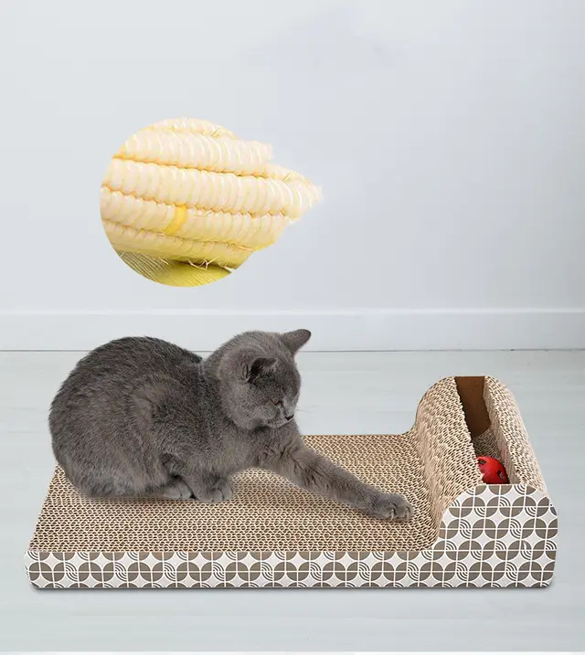 Yili Cat Scratching Board Corrugated Pet Supplies Cat Claw Board Grinding Claw Cat Scratching Board Nest Cat Scratching Board Circular Vertical - Shop at LoveMi