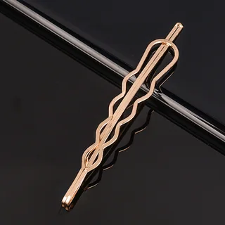 Hollow Word Clip Hair Accessories Paper Clip Hair Clip - I