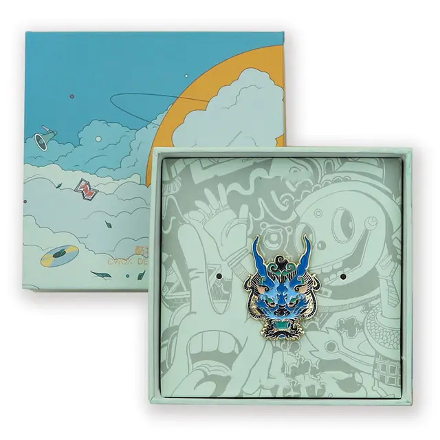Original Design Dragon Enamel Metal Badge Creative Jewelry Brooch - Shop at LoveMi