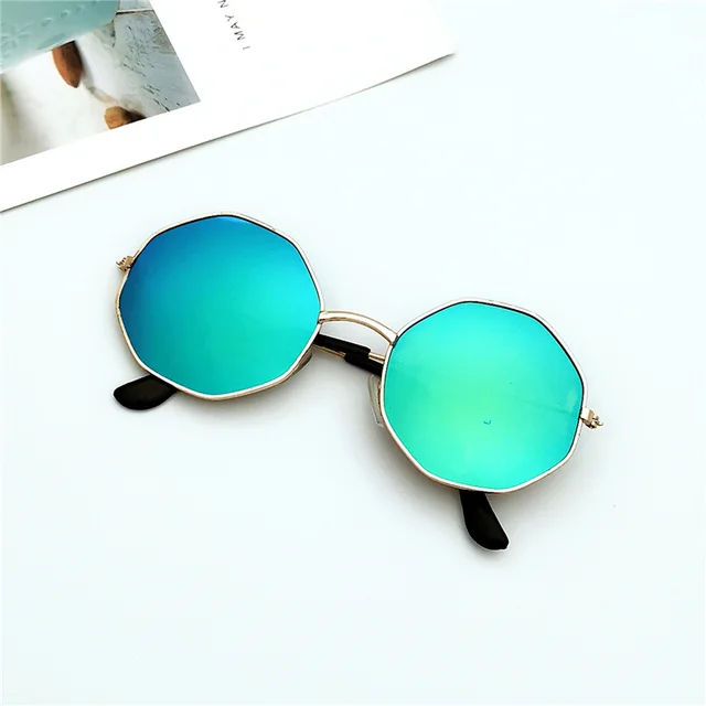 Round Irregular Girl Line Ins Ocean Film Sunglasses Female Sunglasses Men's Korean Style Trend Green - Shop at LoveMi