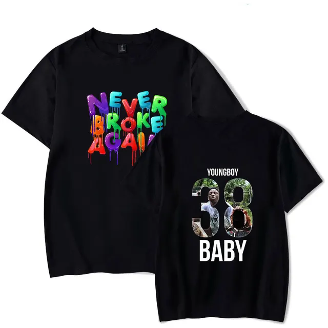 Men's and Women's Rappers Short sleeved T shirt A Black - Shop at LoveMi