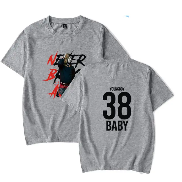 Men's and Women's Rappers Short sleeved T shirt B Gray - Shop at LoveMi