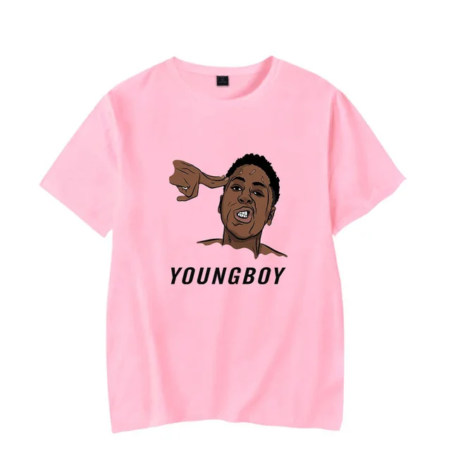 Men's and Women's Rappers Short sleeved T shirt C Pink - Shop at LoveMi