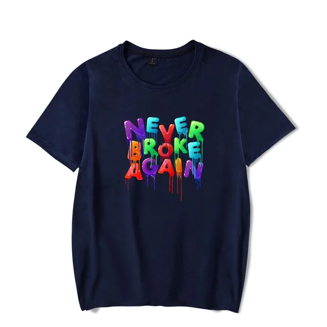 Men's and Women's Rappers Short sleeved T shirt E Navy Blue - Shop at LoveMi