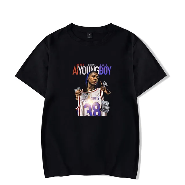 Men's and Women's Rappers Short sleeved T shirt F Black - Shop at LoveMi