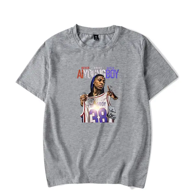 Men's and Women's Rappers Short sleeved T shirt F Gray - Shop at LoveMi