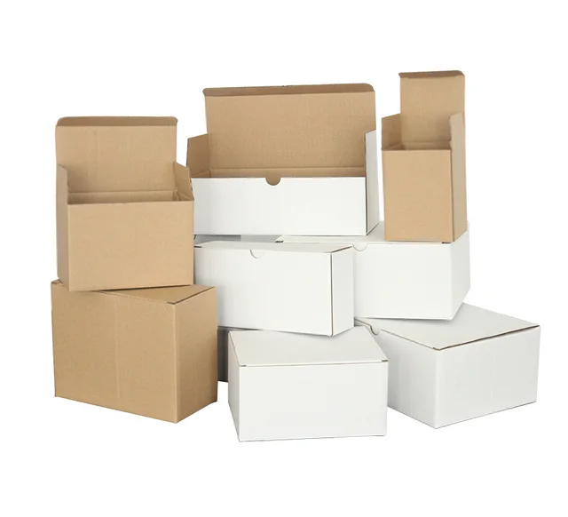 Three layer Rigid Folding Box Blank Express Logistics Corrugated Packaging Box 25/225*105*75Mm - Shop at LoveMi