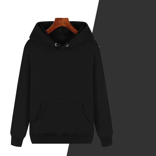 Spring And Autumn Hooded Cotton Sweater Customized Workwear Printed Logo T shirt Advertising Shirt Black - Shop at LoveMi