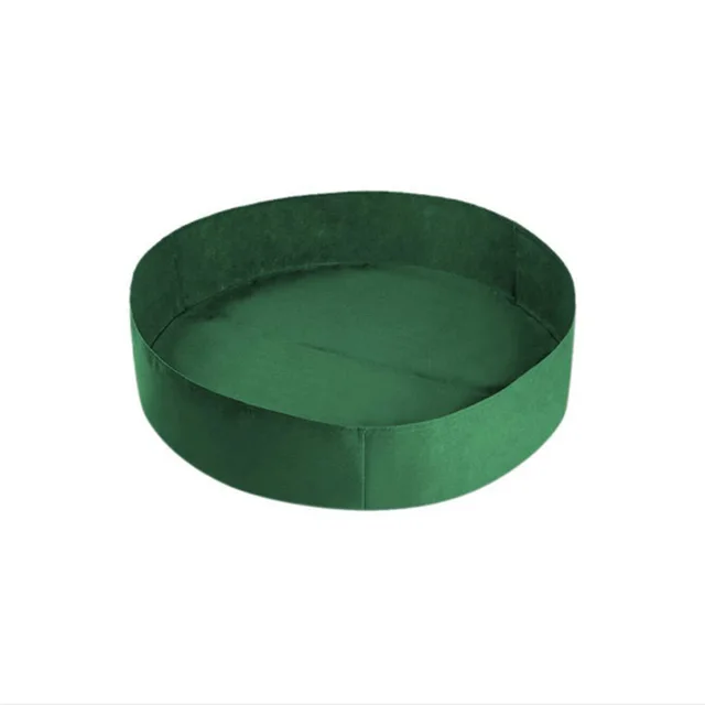 Felt Planting Bag Flower Garden Round Vegetable Nursery Bag Nursery Nutrition Plant Bucket Green - Shop at LoveMi