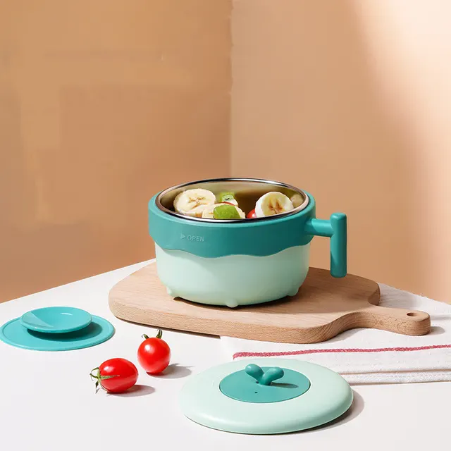 Anti Fall And Anti Scalding Complementary Food Tool Green - Shop at LoveMi