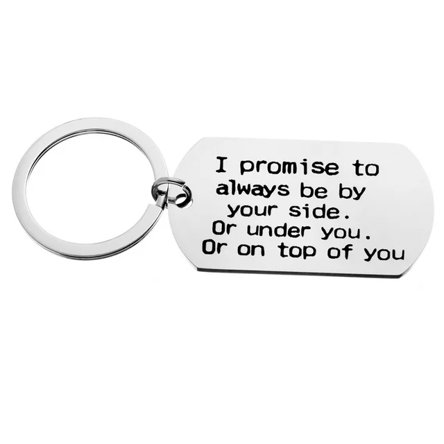 Stainless Steel Keychain Customized lettering Just Natural - Shop at LoveMi