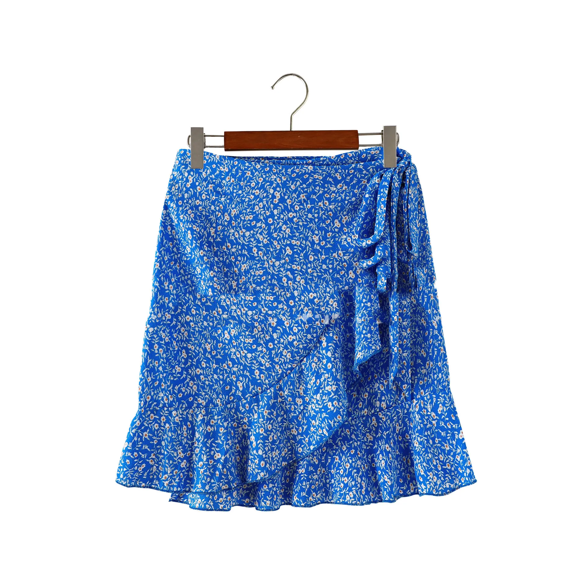 Irregular Loose Plus Size Mermaid Skirt - Blue