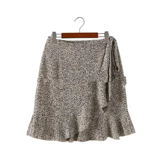 Irregular Loose Plus Size Mermaid Skirt - Coffee