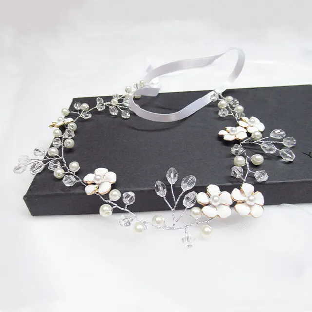 Summer Lace Small Lace Handmade Bridal Hair Take The Lead In The Circle Jewelry White 2 - Shop at LoveMi