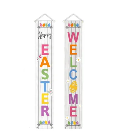 Holiday Decoration Banner Outdoor Hanging Flag Banner Door Curtain Default - Shop at LoveMi