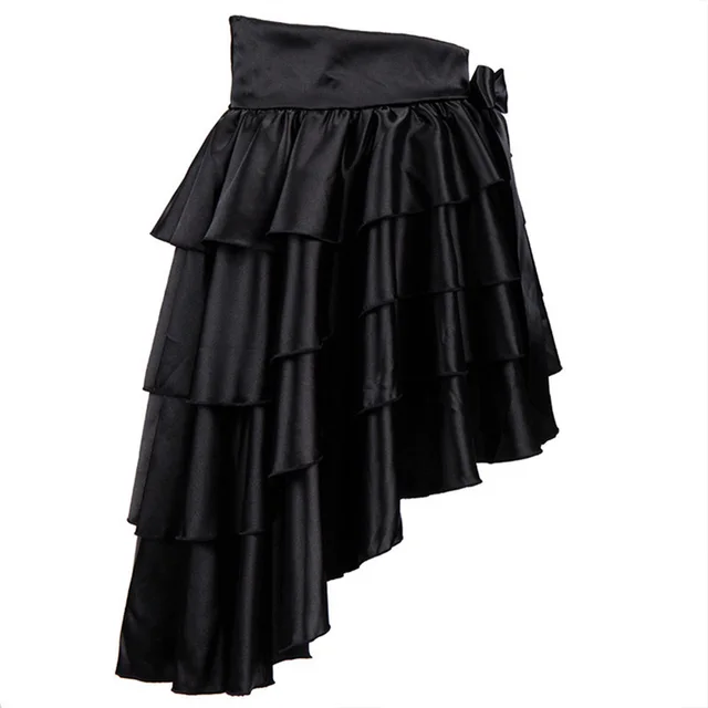 Halloween Folk Dance Stage Performance Skirt Pirate Skirt Black - Shop at LoveMi