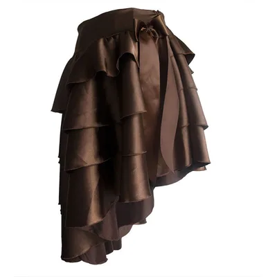 Halloween Folk Dance Stage Performance Skirt Pirate Skirt Coffee - Shop at LoveMi