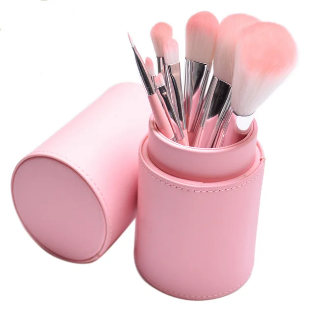 New 8 Makeup Brush Set, Eye Shadow, Blush, Foundation Brush, Makeup And Beauty Tools Pink - Shop at LoveMi