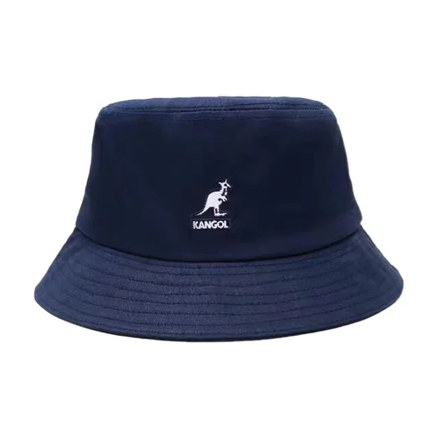 Tide Brand Kangol Spring And Summer Classic Fisherman Hat Casual Wild Long Brim Couple Sunscreen Kangaroo Pot Hat Navy - Shop at LoveMi