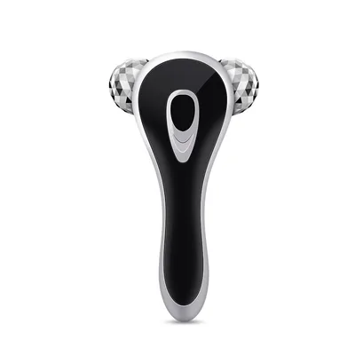 3D Roller Beauty Apparatus Facial Massage Apparatus Facial Thin Double Chin Silver - Shop at LoveMi