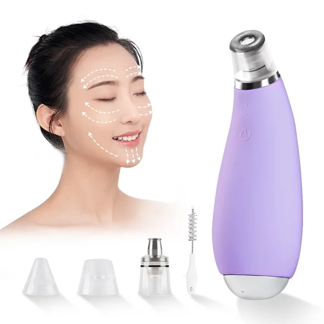 Exfoliating Pores Cleansing Artifact Electric Facial Cleansing Purple - Shop at LoveMi