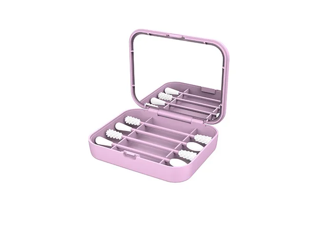 Reusable Cotton Swabs Double headed Silicone Recyclable Cleaning Purple - Shop at LoveMi