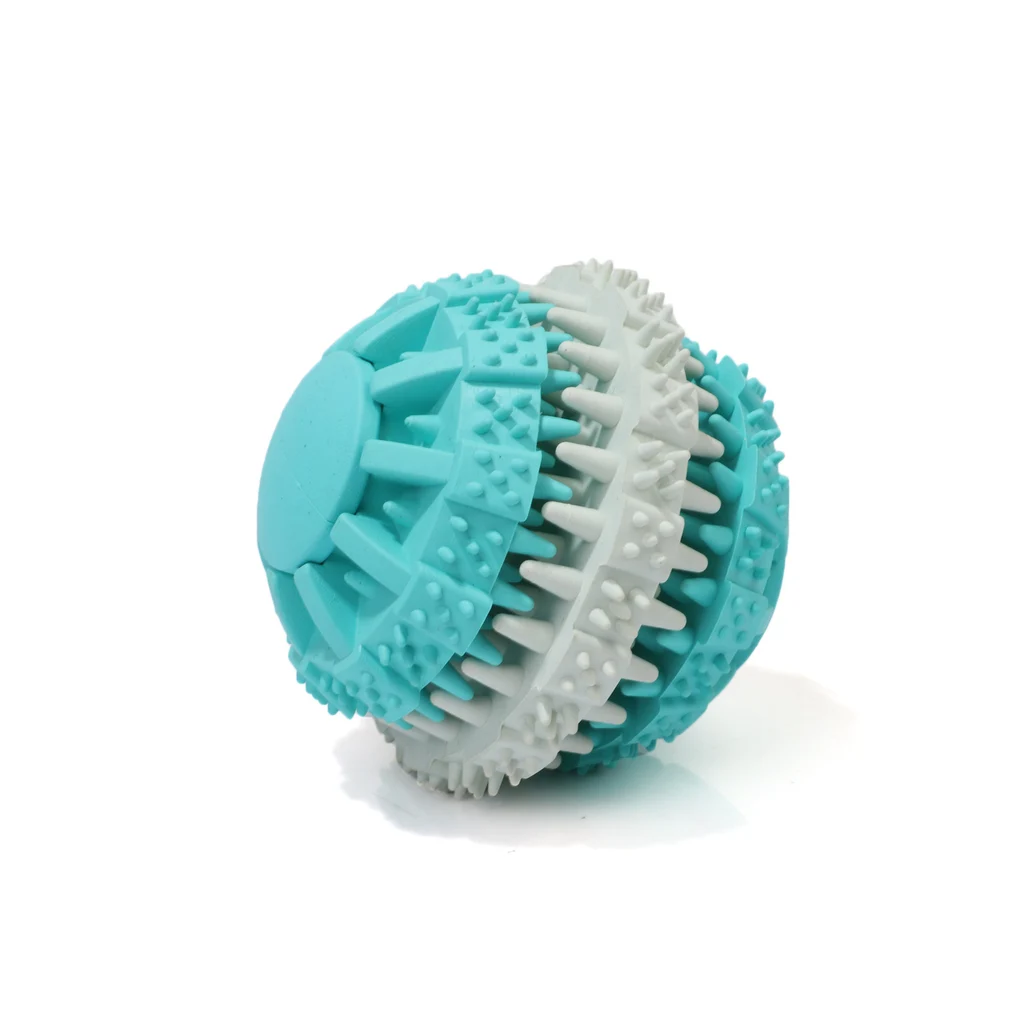 Pet Dog Cleansing Teeth And Leaking Food Turn To Universal Toys - Light Blue