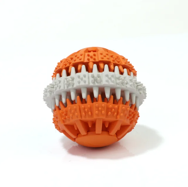 Pet Dog Cleansing Teeth And Leaking Food Turn To Universal Toys Orange - Shop at LoveMi