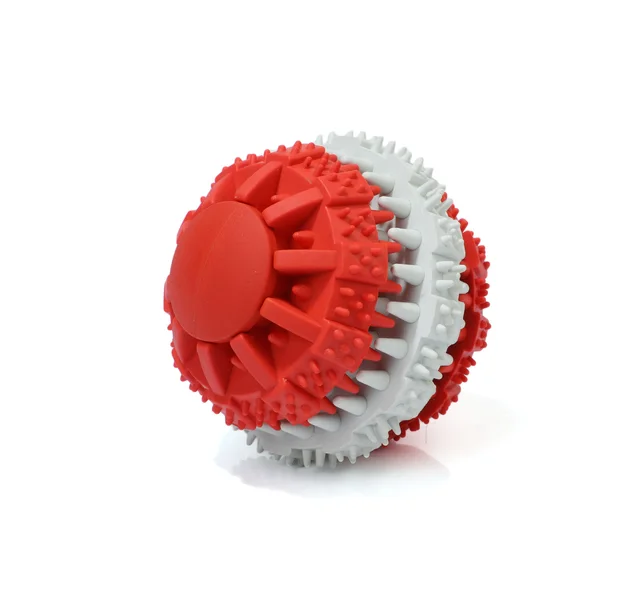 Pet Dog Cleansing Teeth And Leaking Food Turn To Universal Toys Red - Shop at LoveMi