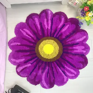 Countryside Carpet For Living Room And Bedroom - Purple