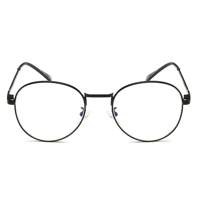 New Glasses Bauhinia Metal Women's Fashion Young State Blue Light Proof Presbyopic Glasses Blue - Shop at LoveMi