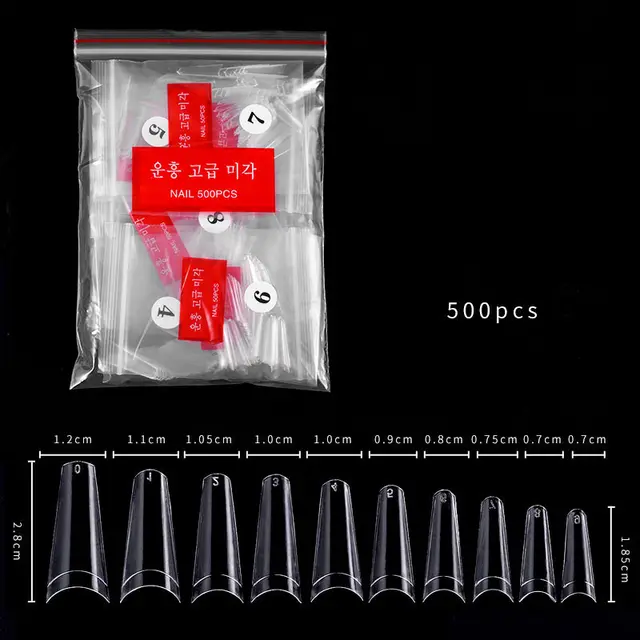 Natural Color Of Nail Nails In Bags Transparent Color - Shop at LoveMi