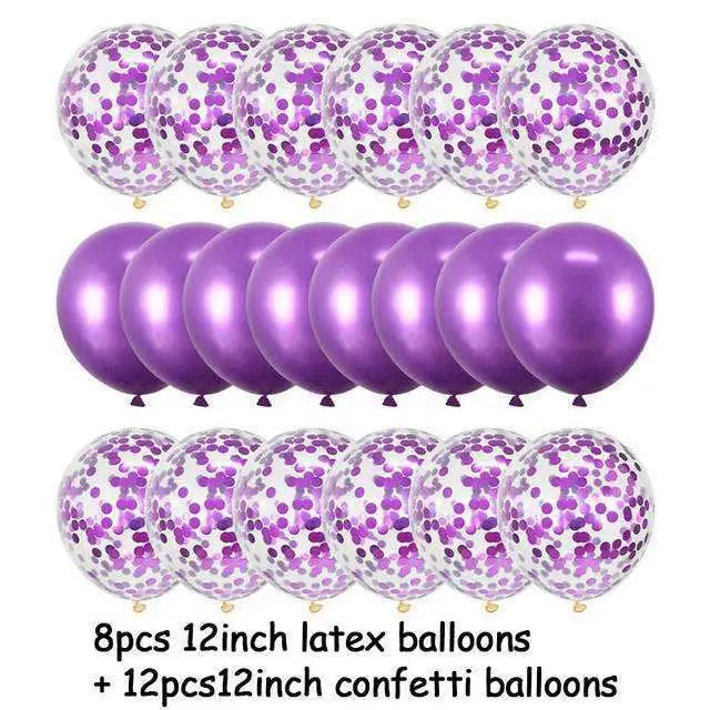 Rose Gold Confetti Balloons 20 Pack Package 10 - Shop at LoveMi