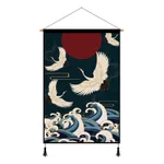 White Crane Flying