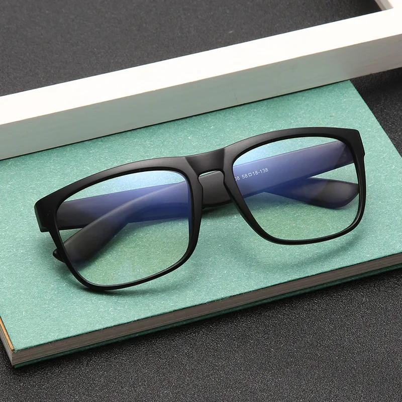 Fashion Anti Blue Light Leisure Frame Glasses Blue - Shop at LoveMi