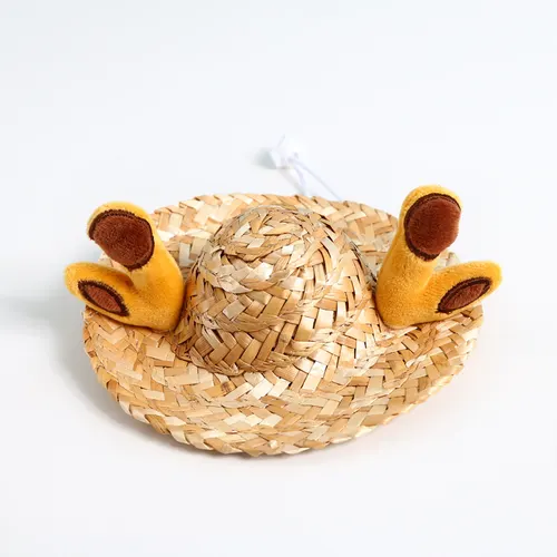 Pet Summer Sunscreen Cute Frog Fox Antler Ear Hat M(16Cm) - Shop at LoveMi