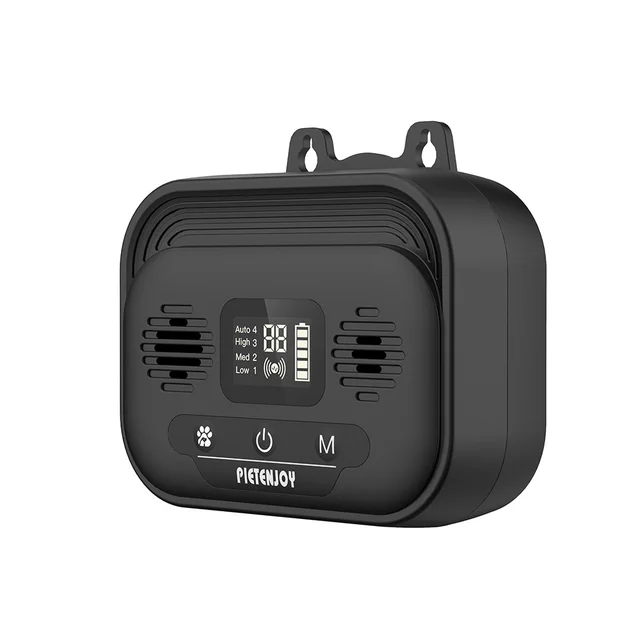 Pet Products Ultrasonic Barking Arrestor Dog Trainer Indoor And Outdoor Dog Repeller Black Smart - Shop at LoveMi