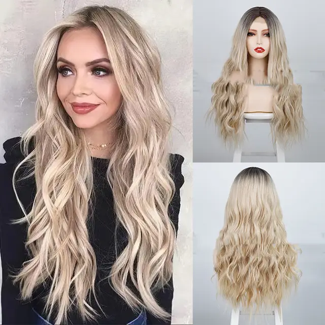 Fluffy Water Ripple Wig Headgear R4/60# - Shop at LoveMi
