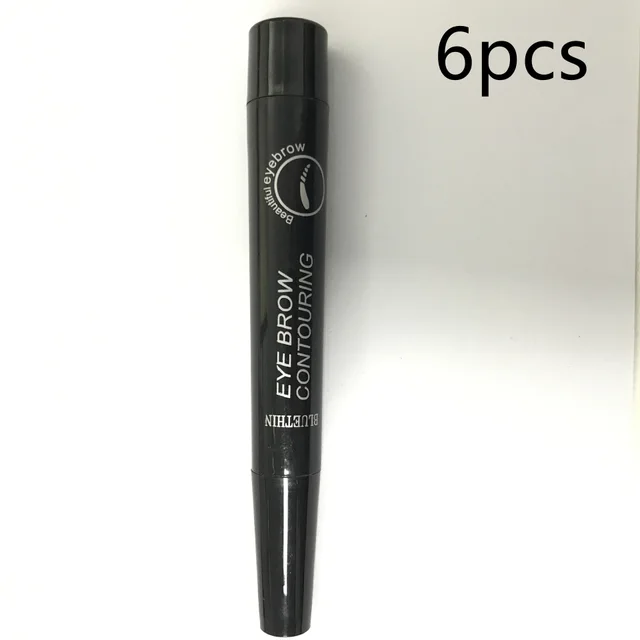 Long lasting Liquid Eyebrow Pencil That Is Not Easy To Take Off Black 6Pcs - Shop at LoveMi